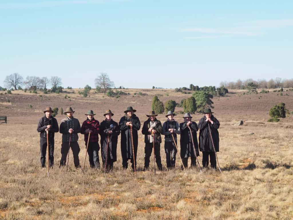 Schäferteam des VNP 2025 VNP Stiftung Naturschutzpark Lüneburger Heide